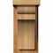 Ekena Millwork Yorktown Rough Sawn Corbel w/Backplate, Western Red Cedar, 6"W x 8"D x 12"H COR06X08X12YOR01RWR - alternate 4